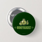Humorisches Geld Button (Vorne & Hinten)