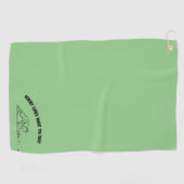 Humorisches Golfhandtuch (Horizontal)