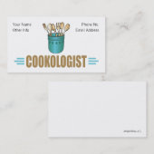 Humorisches Kochen Visitenkarte (Vorne/Hinten)