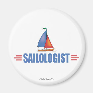Humorisches Segeln Magnet