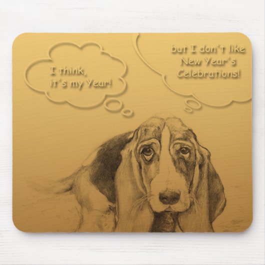 Humoristisch-Vietnamesisch-Chinesisch-Hundejahremo Mousepad (Vorne)