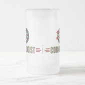 Humoristische Darm Mattglas Bierglas (Mittel)
