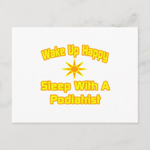 Humoristische Podiatrist Shirts und Geschenke Postkarte