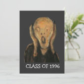 Humoristische Wiedersehen für High School oder Uni Einladung (Stehend Vorderseite)