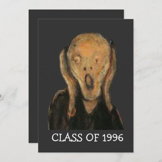 Humoristische Wiedersehen für High School oder Uni Einladung (Vorne/Hinten)