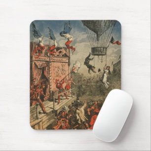 Humoristischer Druck eines Theaterschauspielers Mousepad