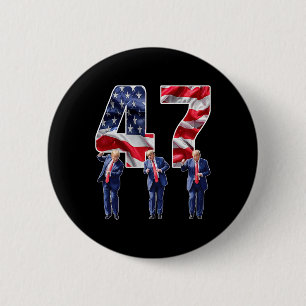 Humoristischer Trump-lustiger Siegeszug Trump tanz Button