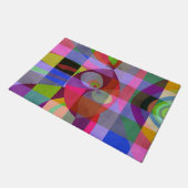 Humoristisches Mehrfarbenmotiv Fußmatte (Schrägansicht)