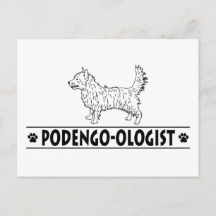 Humoristisches Portugiesisch Podengo Pequeno Postkarte