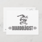 Humoristisches Skateboarding Postkarte (Vorne/Hinten)