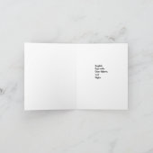 Humoristisches Sprechen meiner eigenen Sprachgrüßk Karte (Innenseite)