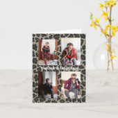 Humoristisches Sprechen meiner eigenen Sprachgrüßk Karte (Gelbe Blume)