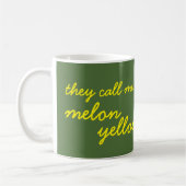 Humorose Baby Boomer Tasse Melon - melongelb (Links)