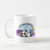 Humorose Chefaufschiebinator Kaffeemaschine Tasse (Links)