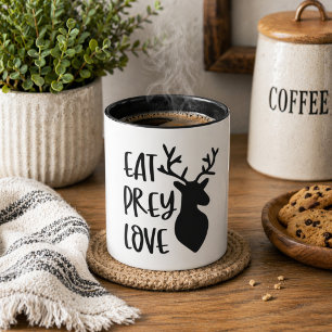 Humorose Eat Prey Liebe Tasse