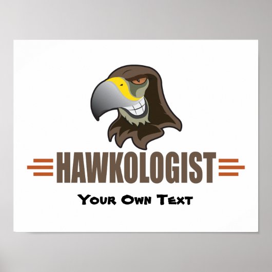 Humorose Hawk Hawks Poster (Vorne)