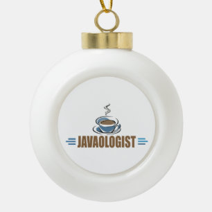 Humorose Kaffeemaschine Liebe Keramik Kugel-Ornament