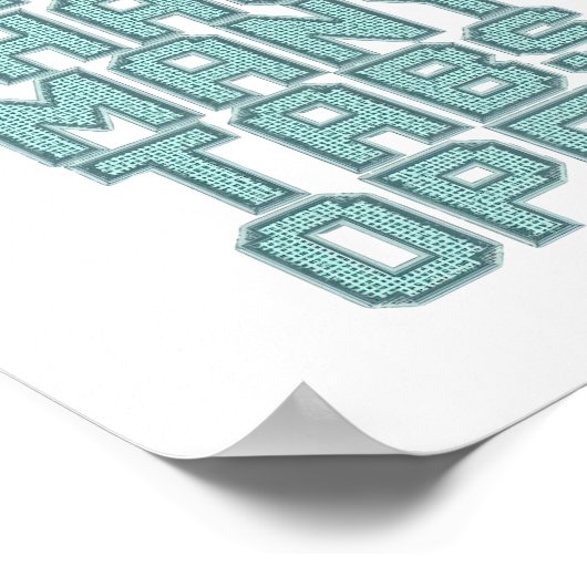 Humorous Anxiety and Overthinking Saying Poster (Ecke)