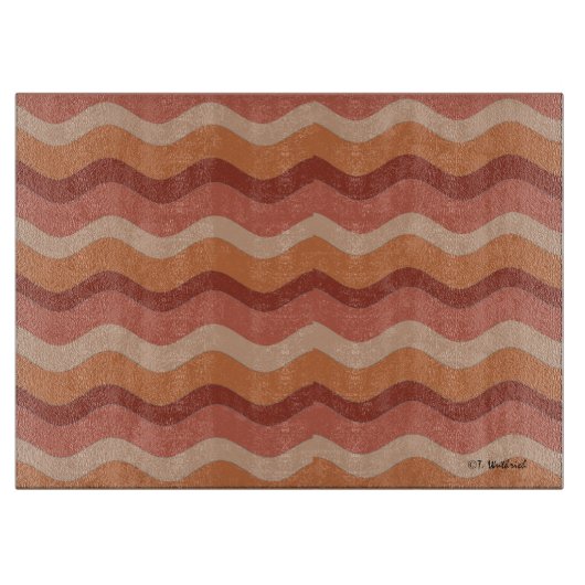 Humorous Bacon Lover Cutting Board Schneidebrett (Vorderseite)