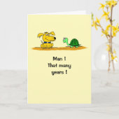 Humorous Birthday Card Karte (Gelbe Blume)