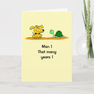 Humorous Birthday Card Karte