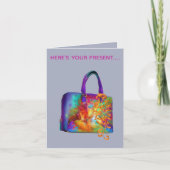 HUMOROUS BIRTHDAY Luxury Handbag Karte (Vorderseite)