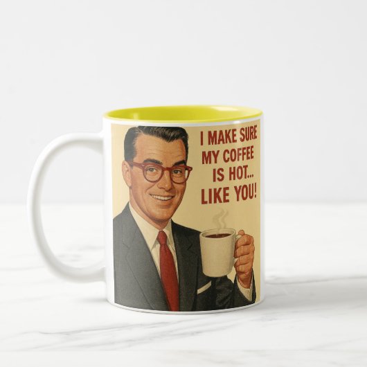 Humorous coffee Mug Zweifarbige Tasse (Links)