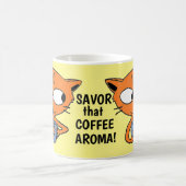 HUMOROUS COFFEE SPRICHWORT Niedlicher Cartoon Kaffeetasse (Mittel)