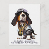 Humorous Customizable Any Occasion Postcard Postkarte (Vorderseite)