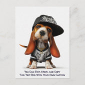 Humorous Customizable Any Occasion Postcard Postkarte (Vorderseite)