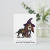 Humorous Customizable Any Occasion Postcard Postkarte (Stehend Vorderseite)