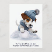 Humorous Customizable Any Occasion Postcard Postkarte (Vorderseite)