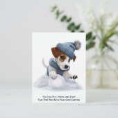 Humorous Customizable Any Occasion Postcard Postkarte (Stehend Vorderseite)