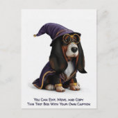 Humorous Customizable Any Occasion Postcard Postkarte (Vorderseite)