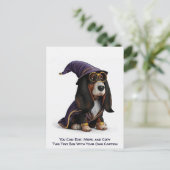 Humorous Customizable Any Occasion Postcard Postkarte (Stehend Vorderseite)