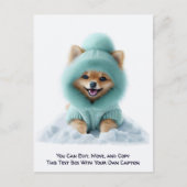 Humorous Customizable Any Occasion Postcard Postkarte (Vorderseite)