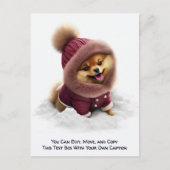 Humorous Customizable Any Occasion Postcard Postkarte (Vorderseite)