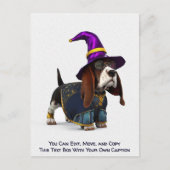 Humorous Customizable Any Occasion Postcard Postkarte (Vorderseite)