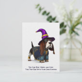 Humorous Customizable Any Occasion Postcard Postkarte (Stehend Vorderseite)