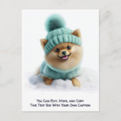 Humorous Customizable Any Occasion Postcard Postkarte (Vorderseite)