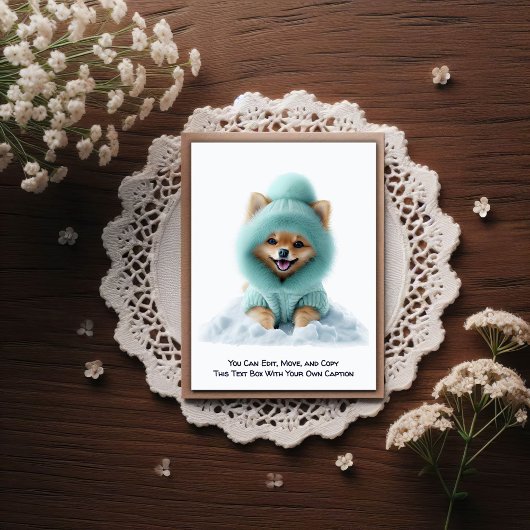 Humorous Customizable Any Occasion Postcard Postkarte
