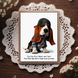 Humorous Customizable Any Occasion Postcard Postkarte