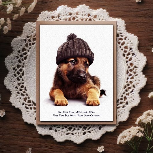 Humorous Customizable Any Occasion Postcard Postkarte