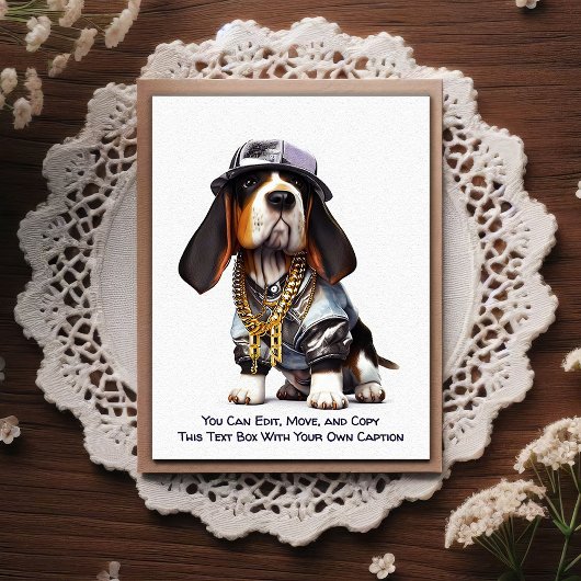 Humorous Customizable Any Occasion Postcard Postkarte