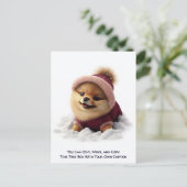Humorous Customizable Any Occasion Postcard Postkarte (Stehend Vorderseite)