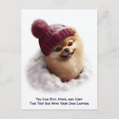 Humorous Customizable Any Occasion Postcard Postkarte (Vorderseite)