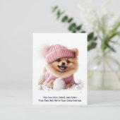 Humorous Customizable Any Occasion Postcard Postkarte (Stehend Vorderseite)