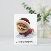 Humorous Customizable Any Occasion Postcard Postkarte (Stehend Vorderseite)
