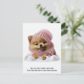 Humorous Customizable Any Occasion Postcard Postkarte (Stehend Vorderseite)