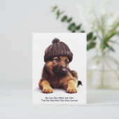 Humorous Customizable Any Occasion Postcard Postkarte (Stehend Vorderseite)